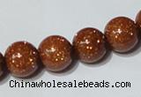 CGS52 15.5 inches 12mm round goldstone beads wholesale