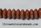 CGS68 15.5 inches 5*10mm roundel goldstone beads wholesale