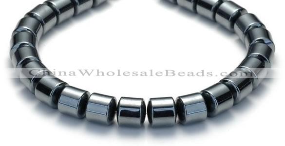 CHE04 12mm column shape 16 inches hematite beads Wholesale