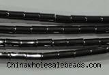 CHE120 15.5 inches 2*4mm tube hematite beads wholesale