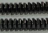 CHE134 15.5 inches 3*6mm pyramid hematite beads wholesale