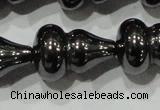 CHE193 15.5 inches 12*18mm calabash hematite beads wholesale