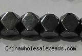 CHE223 15.5 inches 8*8mm faceted cube hematite beads wholesale