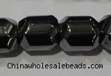 CHE230 15.5 inches 10*12mm hematite beads wholesale