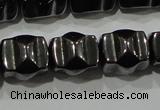 CHE232 15.5 inches 10*12mm hematite beads wholesale