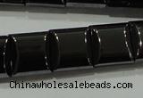 CHE286 15.5 inches 10*10mm square double drilled hematite beads wholesale