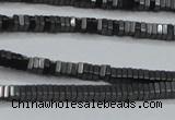 CHE410 15.5 inches 1*2*2mm square matte hematite beads wholesale