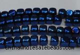 CHE851 15.5 inches 2*2mm dice platedhematite beads wholesale