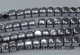 CHE858 15.5 inches 3*3mm dice platedhematite beads wholesale