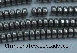 CHE967 15.5 inches 2*4mm rondelle plated hematite beads wholesale