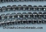 CHE981 15.5 inches 4*4mm plated hematite beads wholesale