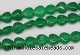 CHG04 15.5 inches 8*8mm heart dyed white jade beads wholesale