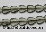 CHG18 15.5 inches 10*10mm heart synthetic smoky quartz beads wholesale