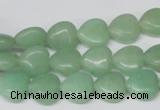 CHG26 15.5 inches 10*10mm heart green aventurine beads wholesale