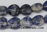 CHG43 15.5 inches 14*14mm heart sodalite gemstone beads wholesale