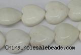 CHG62 15.5 inches 16*16mm heart shell beads wholesale