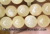 CHJ11 15.5 inches 6mm round honey jade beads wholesale