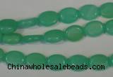 CHM12 15.5 inches 8*10mm oval green hemimorphite beads wholesale