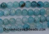 CHM200 15.5 inches 4mm round blue hemimorphite beads wholesale