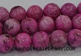 CHM223 15.5 inches 10mm round dyed hemimorphite beads wholesale