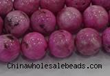 CHM224 15.5 inches 12mm round dyed hemimorphite beads wholesale