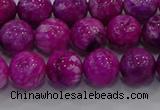 CHM231 15.5 inches 10mm round dyed hemimorphite beads wholesale