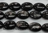 CHS71 15.5 inches 10*14mm oval natural hypersthene beads