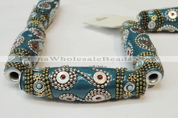 CIB06 17*60mm rice fashion Indonesia jewelry beads wholesale
