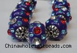 CIB105 17mm round fashion Indonesia jewelry beads wholesale