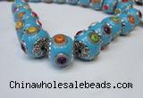 CIB141 18mm round fashion Indonesia jewelry beads wholesale