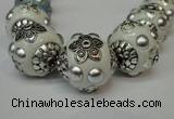 CIB220 18mm round fashion Indonesia jewelry beads wholesale