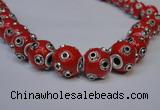 CIB230 13mm round fashion Indonesia jewelry beads wholesale