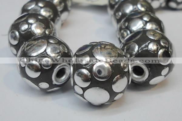 CIB244 18mm round fashion Indonesia jewelry beads wholesale