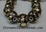 CIB246 18mm round fashion Indonesia jewelry beads wholesale