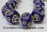 CIB283 16*16mm rondelle fashion Indonesia jewelry beads wholesale