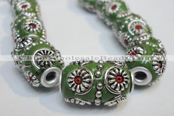 CIB297 14*22mm drum fashion Indonesia jewelry beads wholesale