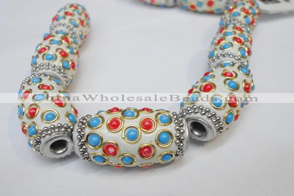 CIB335 17*33mm drum fashion Indonesia jewelry beads wholesale