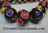 CIB351 20mm round fashion Indonesia jewelry beads wholesale