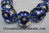 CIB365 23mm round fashion Indonesia jewelry beads wholesale