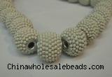 CIB390 15mm round fashion Indonesia jewelry beads wholesale