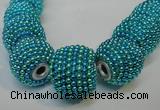 CIB401 17mm round fashion Indonesia jewelry beads wholesale