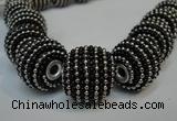 CIB415 20mm round fashion Indonesia jewelry beads wholesale