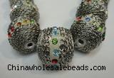 CIB460 25mm round fashion Indonesia jewelry beads wholesale