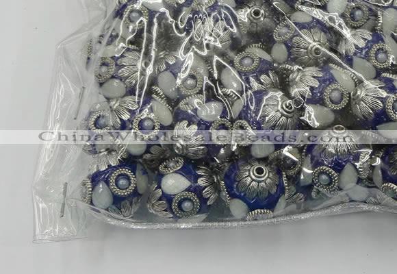 CIB506 22mm round fashion Indonesia jewelry beads wholesale