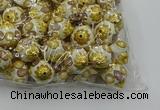 CIB525 22mm round fashion Indonesia jewelry beads wholesale