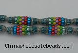 CIB587 16*60mm rice fashion Indonesia jewelry beads wholesale