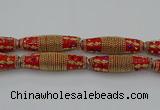 CIB605 16*60mm rice fashion Indonesia jewelry beads wholesale