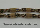 CIB612 16*60mm rice fashion Indonesia jewelry beads wholesale