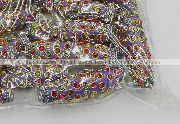 CIB618 16*60mm rice fashion Indonesia jewelry beads wholesale