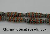 CIB640 16*60mm rice fashion Indonesia jewelry beads wholesale